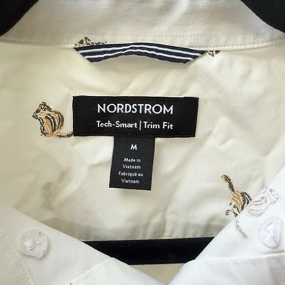 Tech-Smart Trim Fit patterned Short Sleeve Shirt - Picture 3 of 3